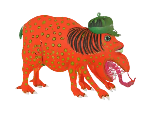 3D model for [Ukraine] Primachenko Spotted Beast, #AroundTheWorld#