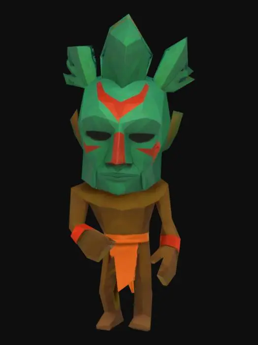 3D model for Warrior Mask Avatar