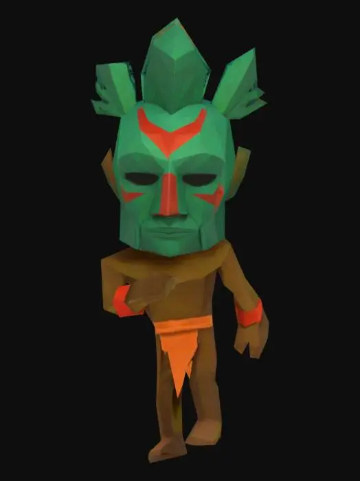 3D model for Warrior Mask Avatar