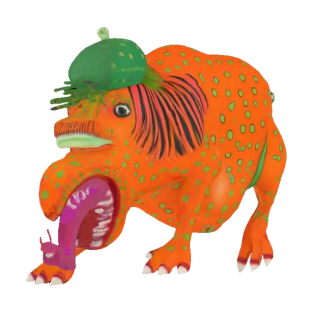 3D model for [Ukraine] Primachenko Spotted Beast, #AroundTheWorld#