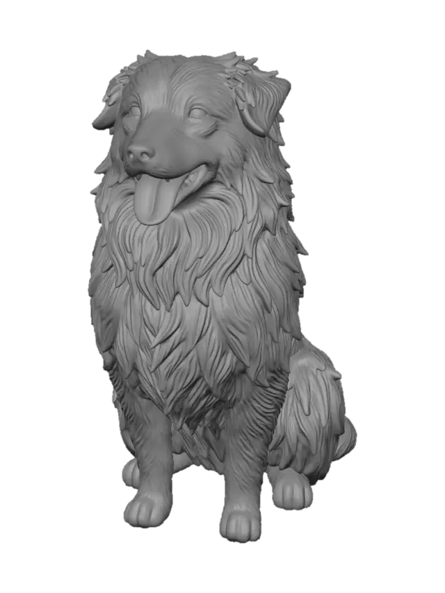 3D model for Cheerful Collie