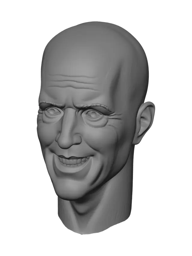 3D model for Realistic Deadpool Face