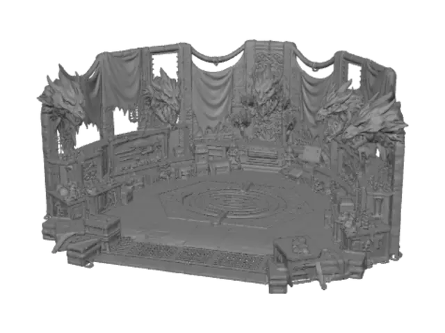3D model for Chamber of the Purple Gate