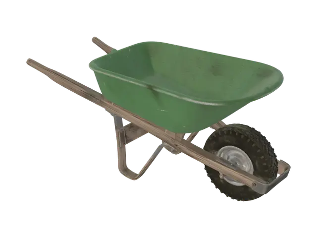 3D model for draw a wheelbarrow
