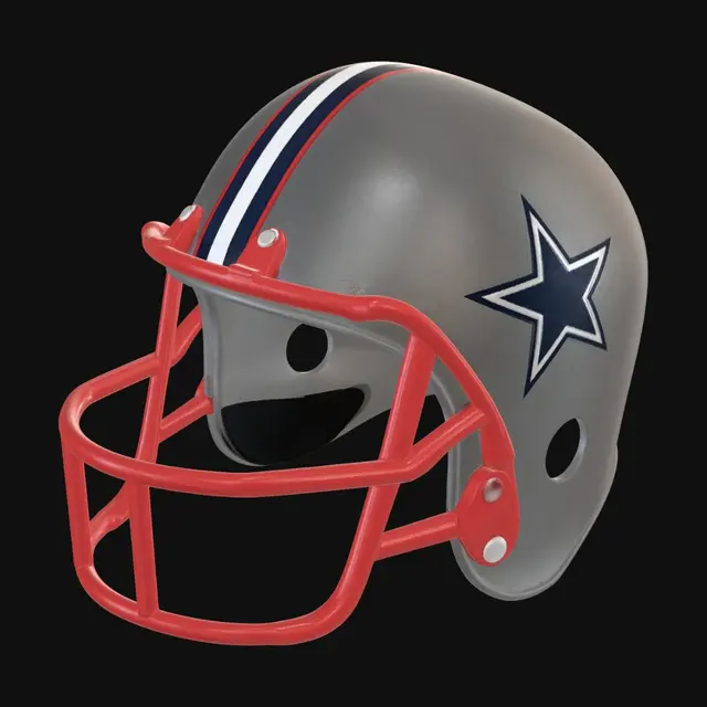 3D model for Dallas Cowboys Helmet