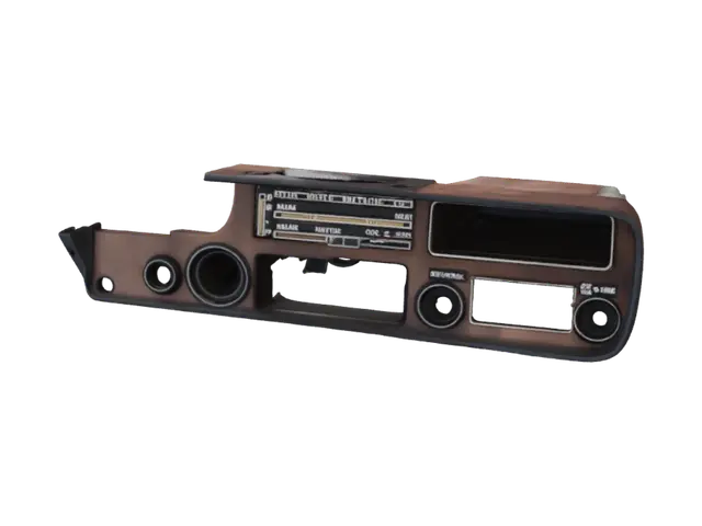 Dashboard Panel Display - Dials 3D model, vytvořený pomocí AI
