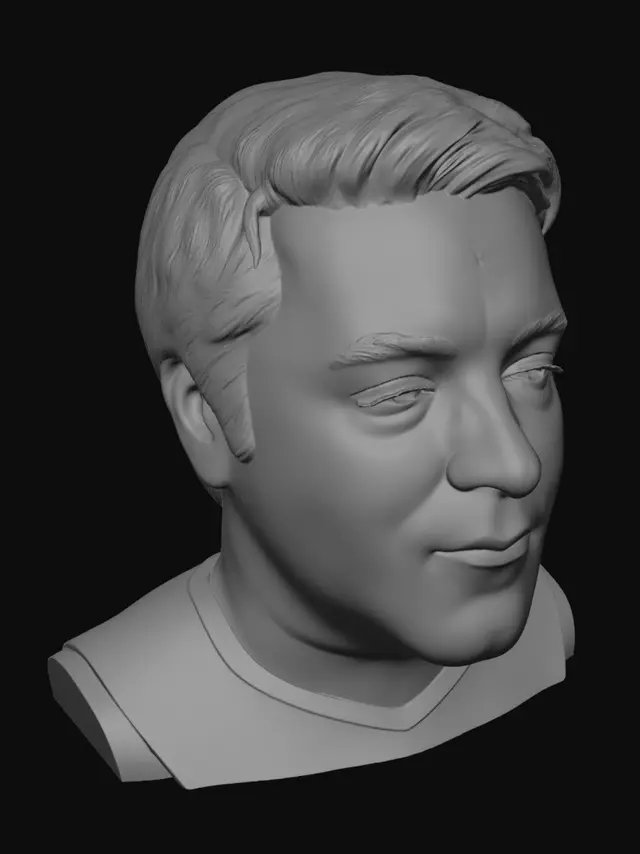 3D model for Close-Up Portrait of a Man