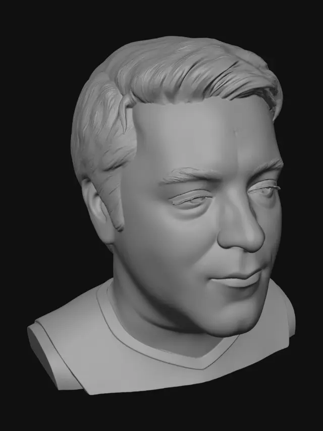 3D model for Close-Up Portrait of a Man