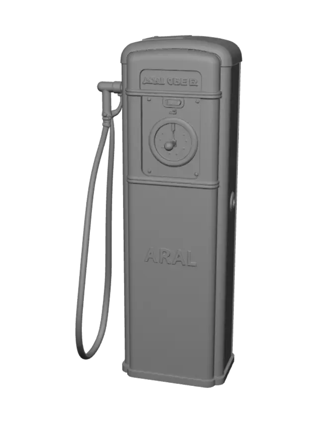3D model for Aral Super Gas Pump