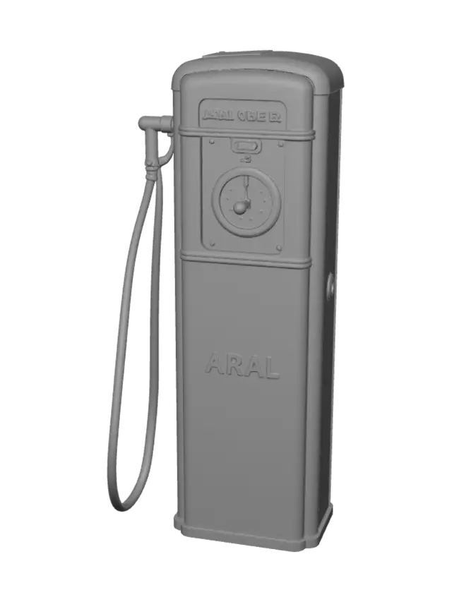 3D model for Aral Super Gas Pump