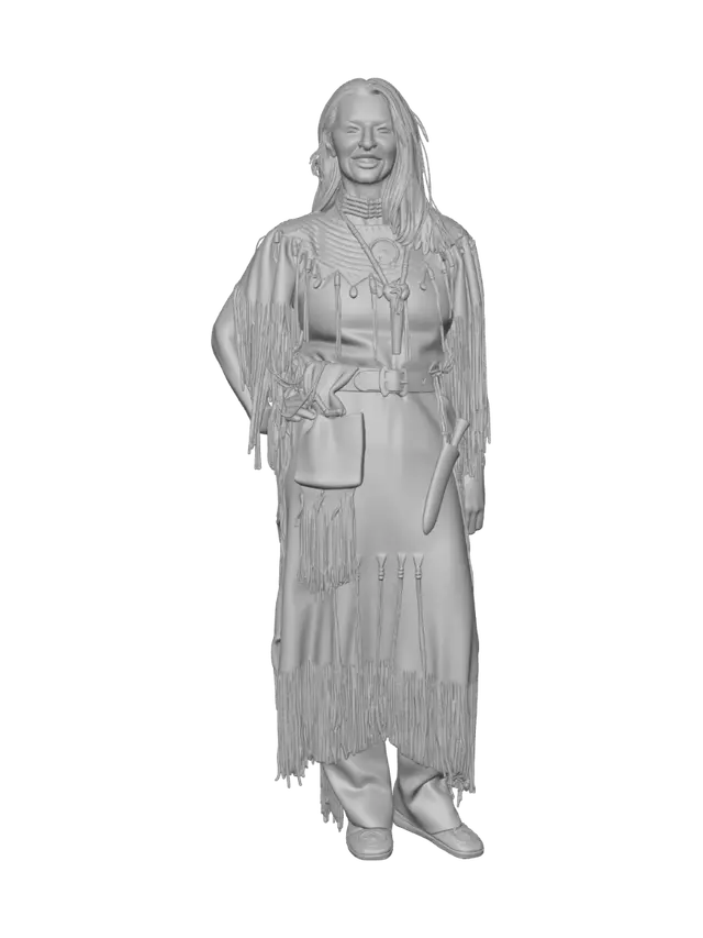 3D model for Beaded Heritage Portrait