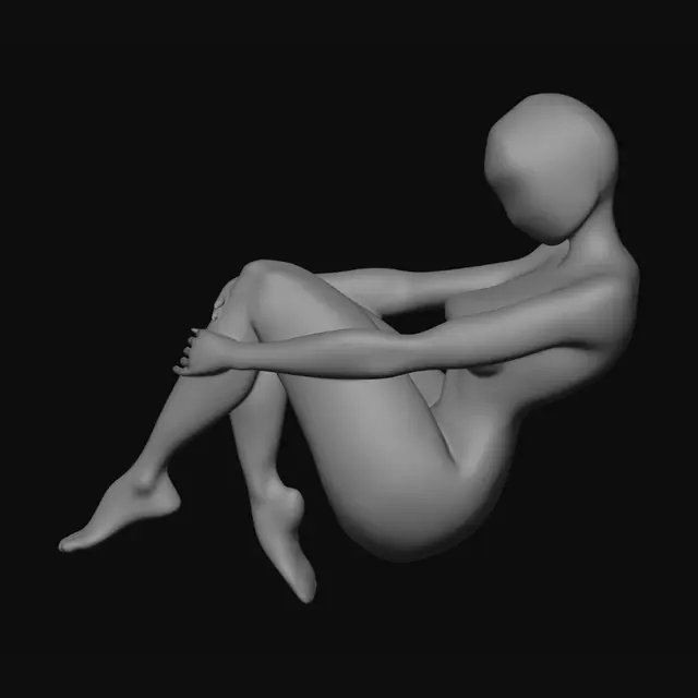 3D model for Lilac Recline