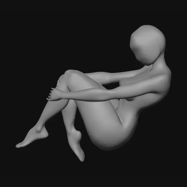 3D model for Lilac Recline