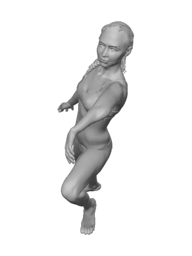 3D model for Sunlit Shoreline Selfie