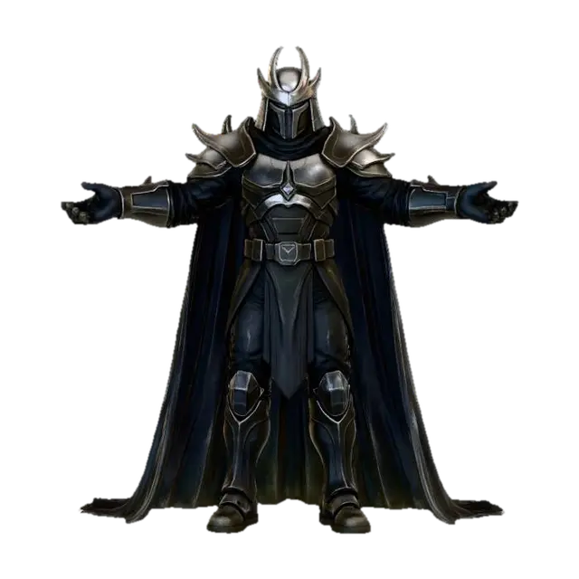 Darth Shredder - Turtles 3D model, vytvořený pomocí AI