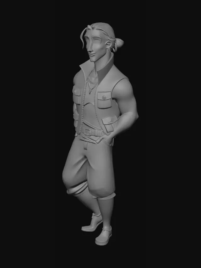 3D model for Rugged Adventurer