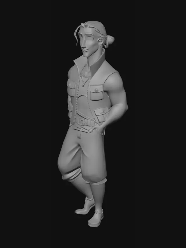 3D model for Rugged Adventurer
