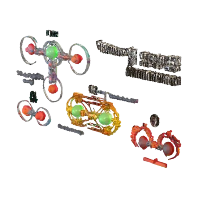 Tipos de Ligações Covalentes - Cc 3D model, vytvořený pomocí AI