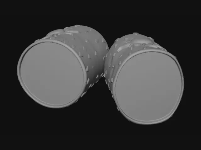 3D model for Two Sunlit Lanterns
