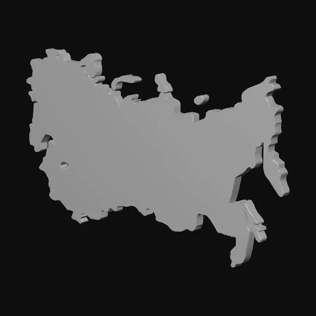 3D model for Soviet Flag Over Russia