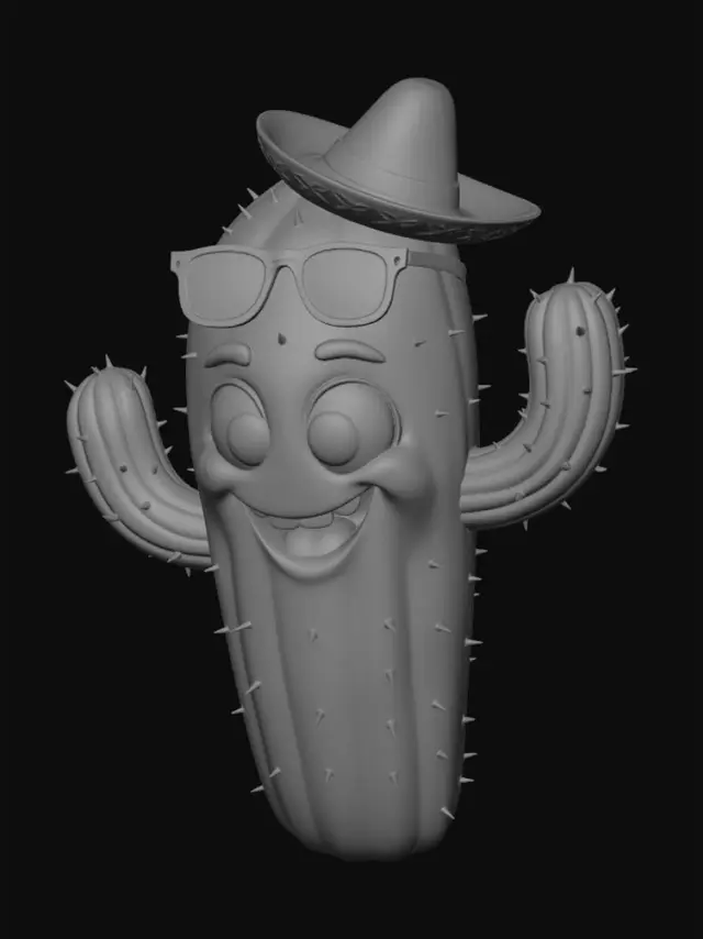 3D model for Sunset Cactus Fiesta