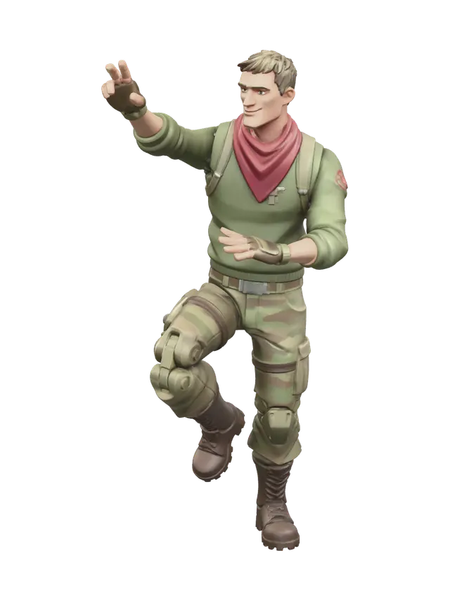 3D model for Stylized Fortnite Emotes