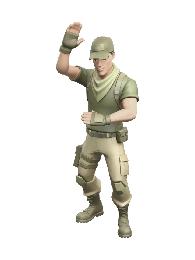 3D model for Ornate Fortnite Emotes