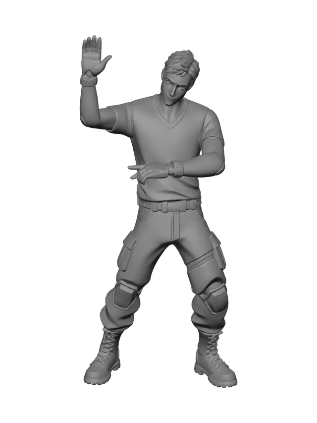 3D model for Modern Fortnite Emotes