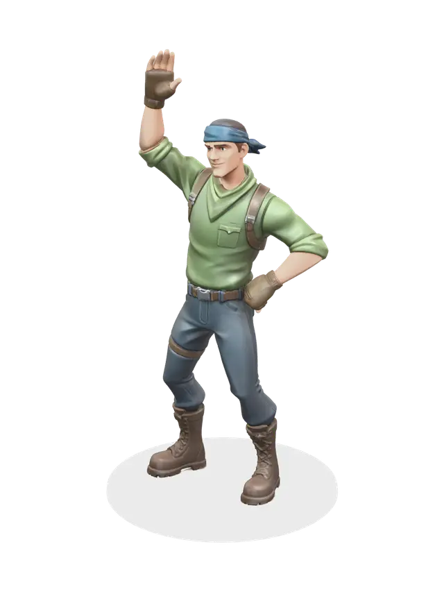 3D model for Ornate Fortnite Emotes