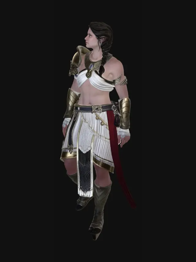 3D model for Gilded Shieldmaiden