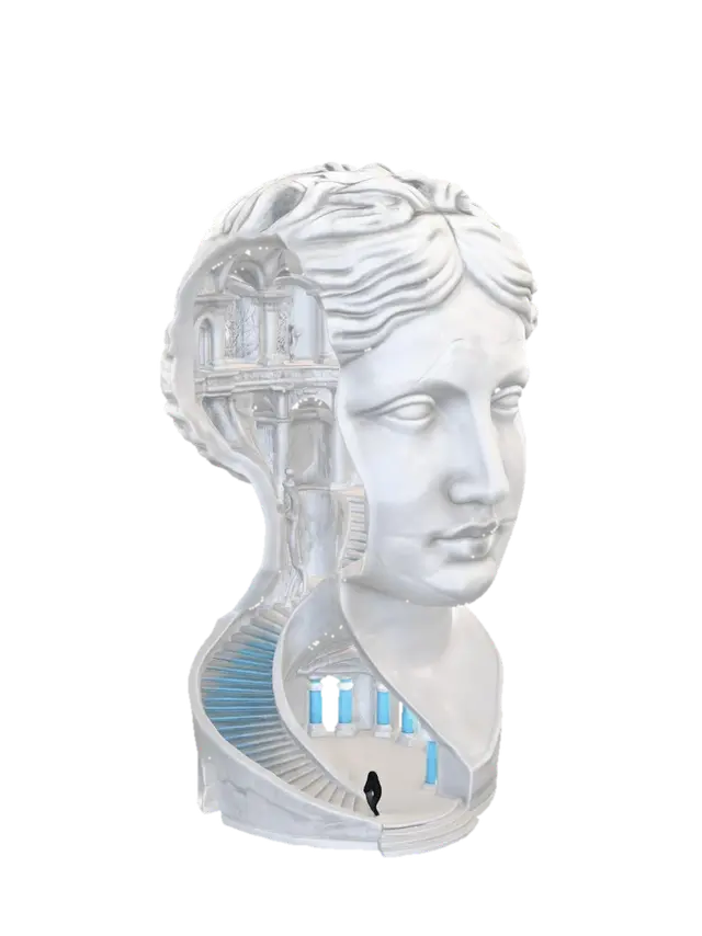 3D model for bust grecia mujer