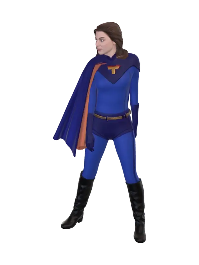 3D model for Captain Azure