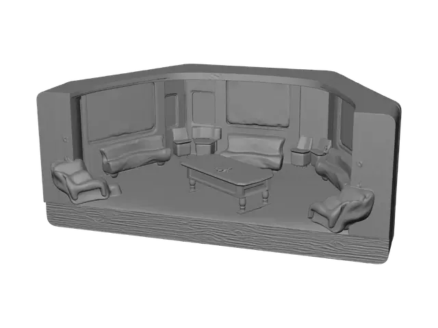 3D model for Velvet Echo Music Studio