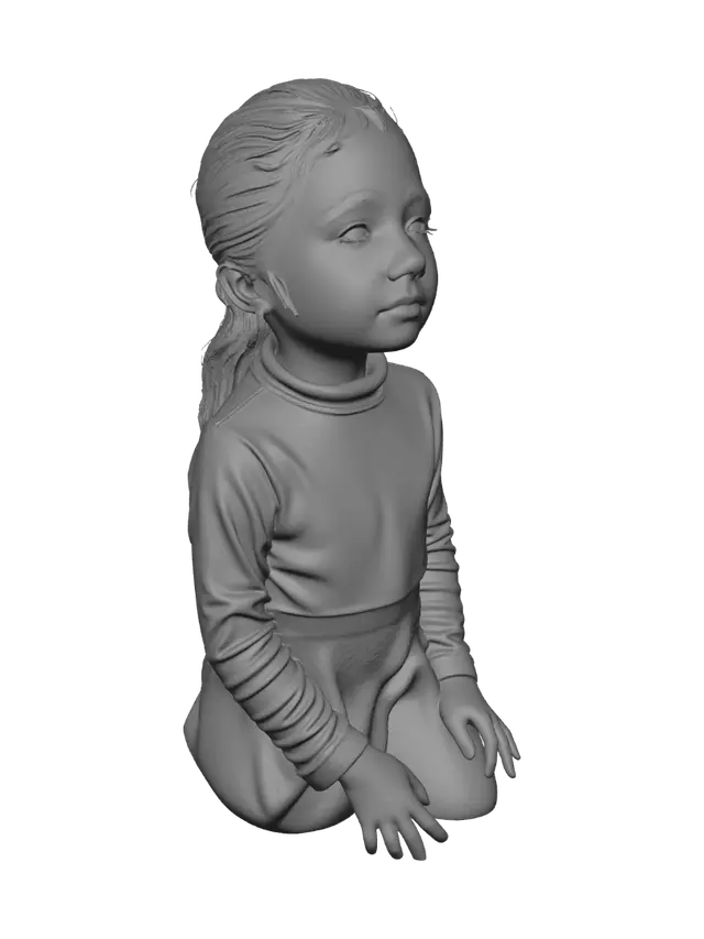 3D model for Quiet Morning After Bath