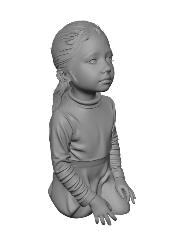 3D model for Quiet Morning After Bath