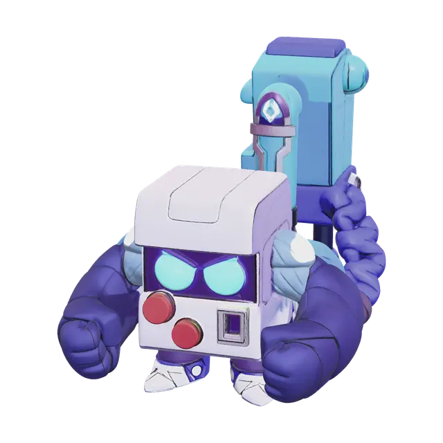 Ornate Brawl Stars - Brawlstars 3D model, vytvořený pomocí AI