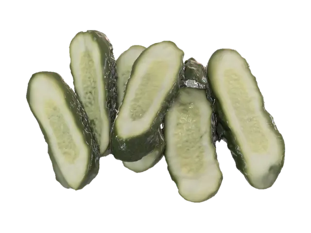 Pickle Halves-3D-modell, genererad av AI
