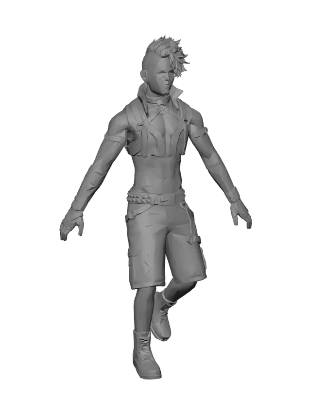 3D model for Crimson Jester