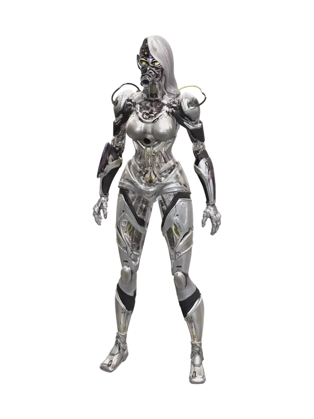 3D model for Weathered Robot Girl