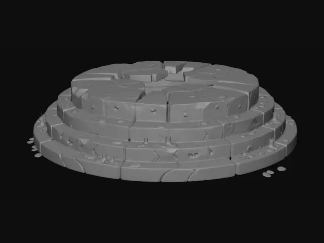 3D model for Cracked Stone Circle