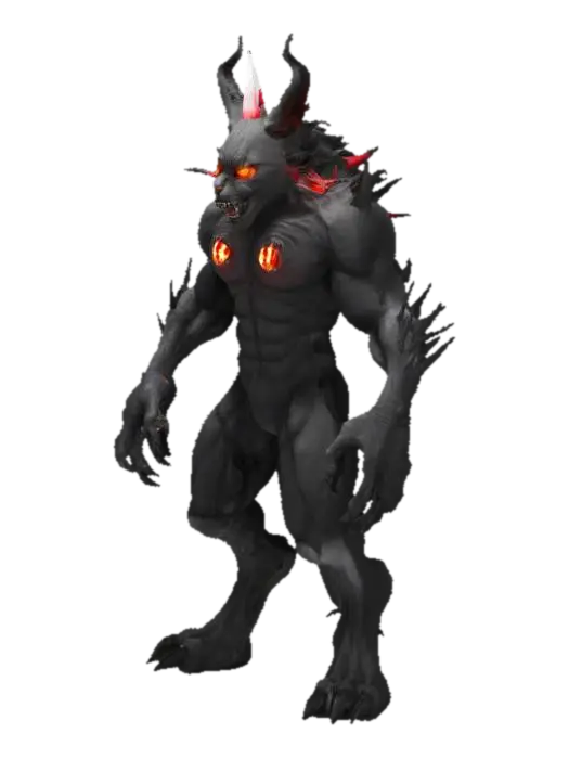 Hell Cat 3D model, vytvořený pomocí AI