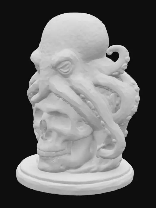 3D model for Octoskull Monument