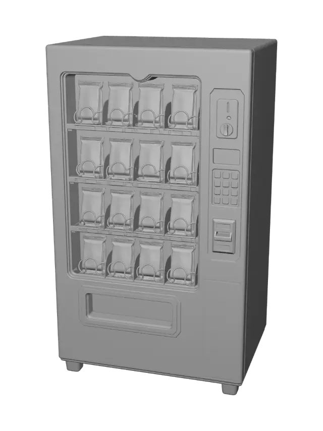 3D model for Dragon Card Vending Machine
