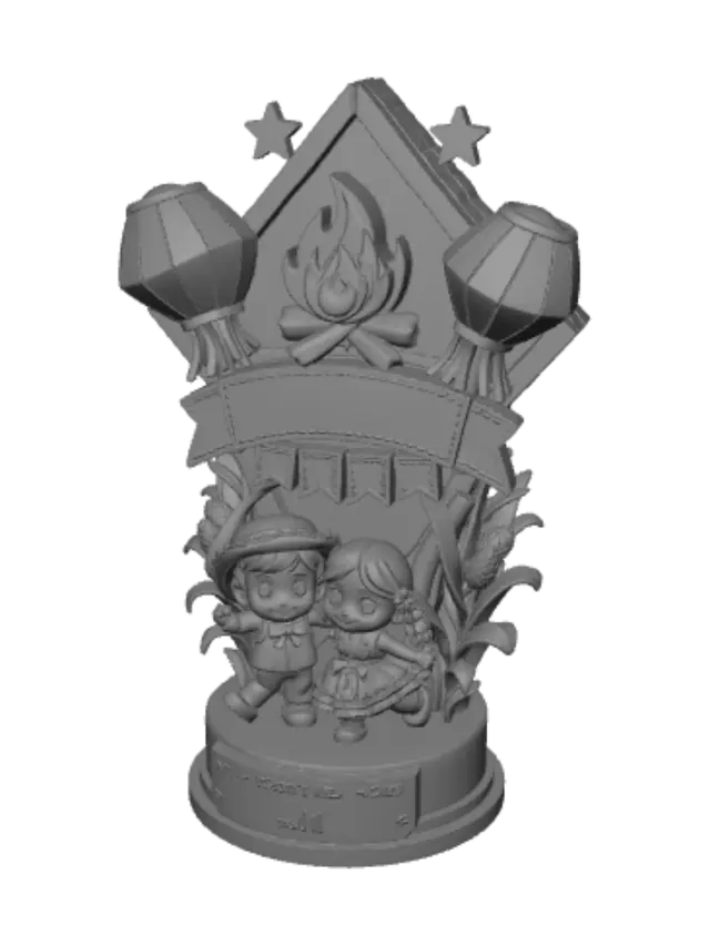 3D model for Festa de São João