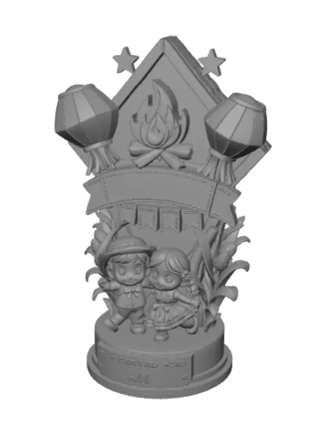 3D model for Festa de São João