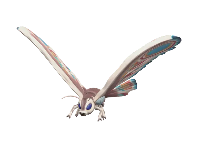 3D model for Realistic Mothra Leo