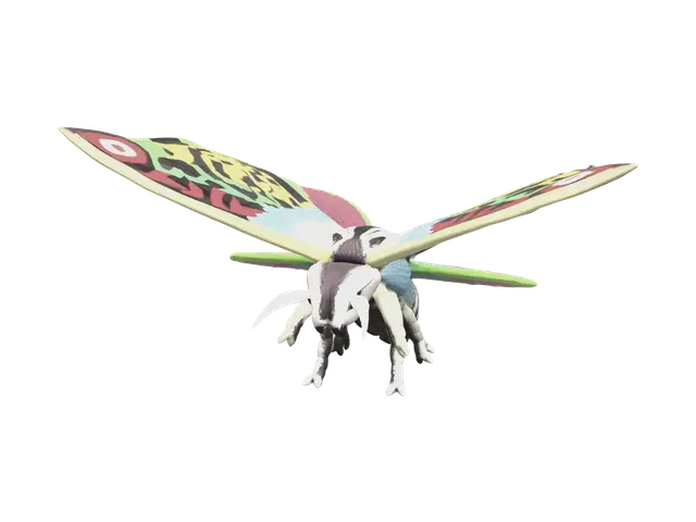 3D model for Ornate Mothra Leo