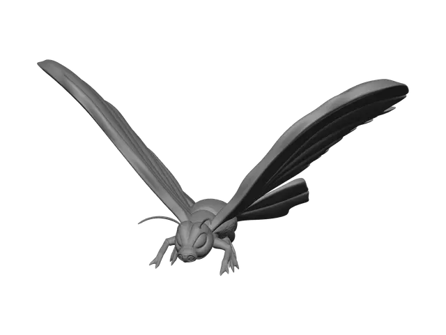 3D model for Realistic Mothra Leo