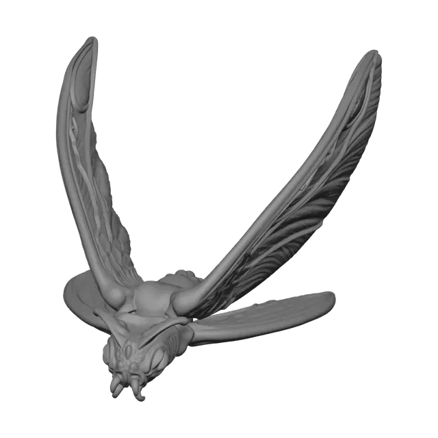 3D model for Low-Poly Mothra Leo