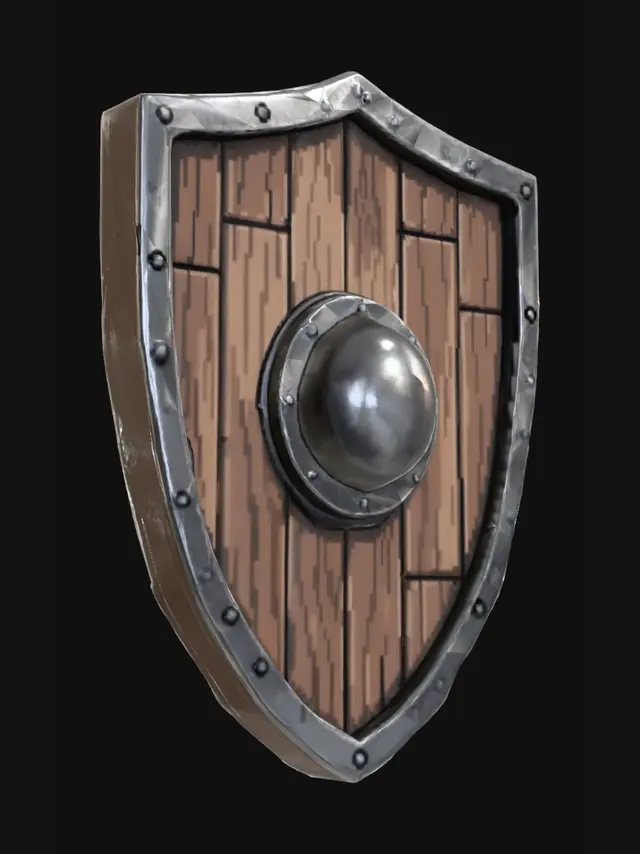 3D model for Riveted Oak Shield